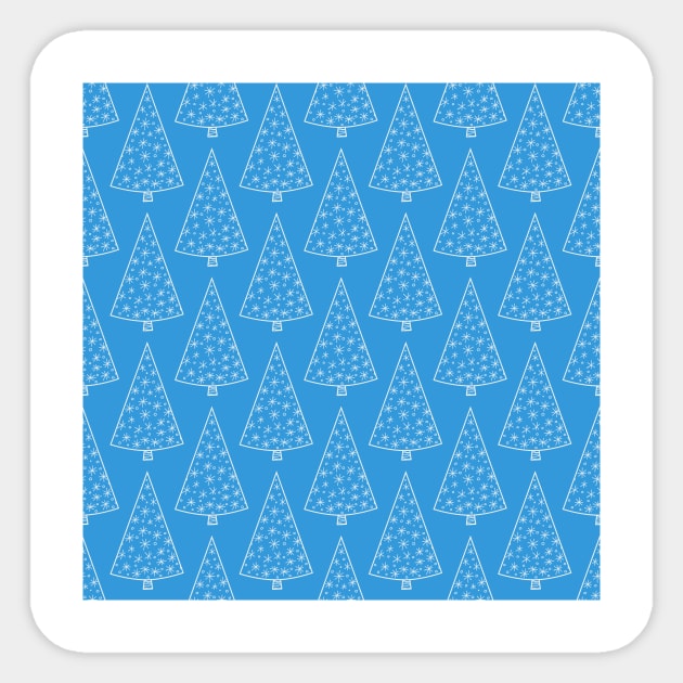 Christmas fir trees Sticker by katerinamk